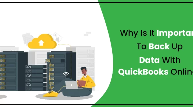 Do I need to back up my data with QuickBooks Online?