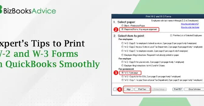 Print W-2 and W-3 Forms in QuickBooks Using These Hassle-Free Processes 