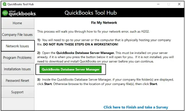 network issues tool hub