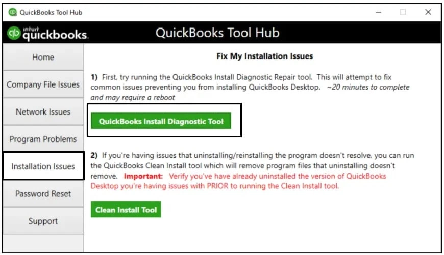 Repair QuickBooks Desktop Installation