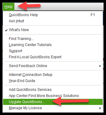 Updated Version of QuickBooks 