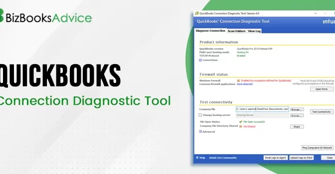 Resolve QB Errors with QuickBooks Connection Diagnostic Tool