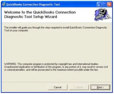 connection diagnostic tool setup wizard
