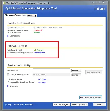 Verifying the Firewall Status