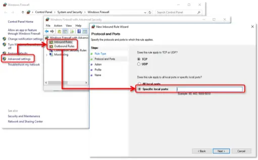 select Specific local field